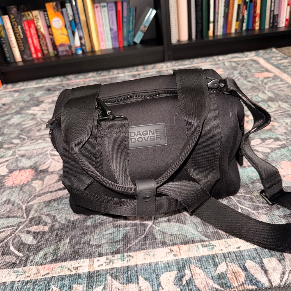 Dagne Dover Black Duffel Bag